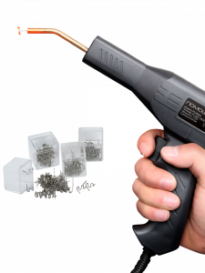 Паяльник для пластика, бамперов, пистолет для ремонта пластмассы со скобами Помощник PM-INP41